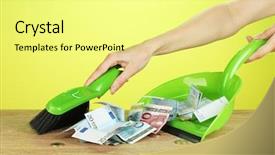  Presentation with colorful - Presentation theme with  background and a  colored foreground.