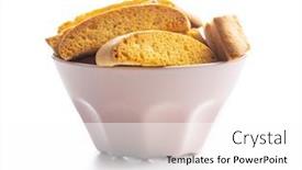  Presentation with italian - PPT theme featuring sweet-anicini-cookies-italian-biscotti background and a  colored foreground