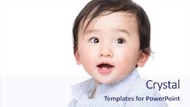  Presentation with baby smile - Presentation with sweet baby boy smile background and a  colored foreground