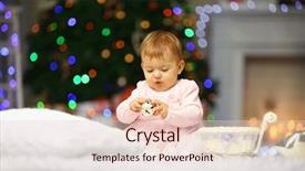  Presentation with baby girl - Slide deck consisting of sweet baby girl with jingle background and a  colored foreground