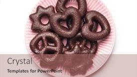  Presentation with hearts - Theme enhanced with sweet-chocolate-hearts-stars background and a coral colored foreground