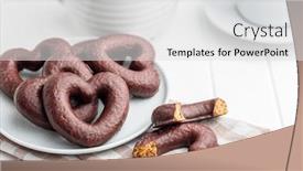  Presentation with hearts - Theme enhanced with sweet-chocolate-hearts background and a white colored foreground