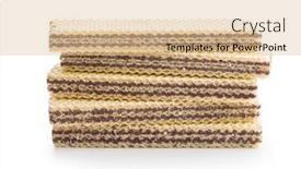  Presentation with wafer - Slide set enhanced with sweet-chocolate-wafer-isolated background and a lemonade colored foreground