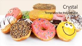  Presentation with brown sugar isolated on white - Beautiful slide set featuring happy cheerful little girl blowing backdrop and a red colored foreground