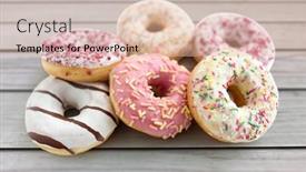  Presentation with junk food - Presentation having sweet-food-junk-food background and a lemonade colored foreground