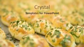  Presentation with turkish - Amazing presentation theme having sweet-fresh-turkish-cookies-background backdrop and a yellow colored foreground