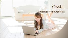  Presentation with asian war - Slides enhanced with sweet home - beautiful asian woman using background and a sky blue colored foreground