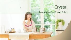  Presentation with sensuality woman black angel relaxing - Beautiful slide set featuring sweet home - beautiful young woman relaxing backdrop and a soft green colored foreground