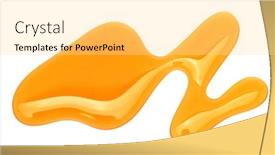  Presentation with honey - Beautiful slides featuring sweet honey drips isolated backdrop and a blonde colored foreground