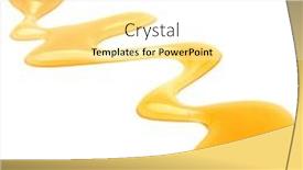  Presentation with honey - Audience pleasing theme consisting of sweet-honey-isolated-on-white backdrop and a white colored foreground