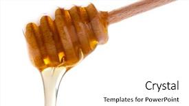  Presentation with honey - Colorful PPT layouts enhanced with sweet honey backdrop and a white colored foreground