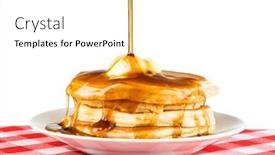  Presentation with syrup - Slide deck having sweet-maple-syrup-being-poured background and a white colored foreground