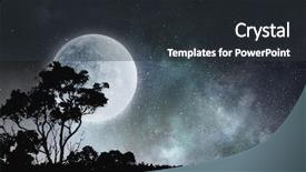  Presentation with dream - PPT layouts with sweet night dream mixed media background and a  colored foreground