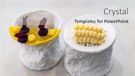  Presentation with sweet potato - Beautiful theme featuring sweet-potato-dessert-on-white backdrop and a light gray colored foreground