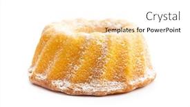  Presentation with bundt - PPT theme with sweet-sponge-cake-bundt-cake background and a  colored foreground