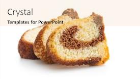  Presentation with cake bundt - Presentation theme having sweet-sponge-cake-bundt-cake background and a  colored foreground