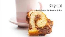  Presentation with bundt cake - Presentation theme consisting of sweet-sponge-cake-bundt-cake background and a  colored foreground
