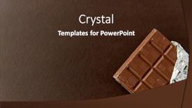  Presentation with chocolate milk - Amazing presentation design having sweets-confectionery-and-food-concept backdrop and a tawny brown colored foreground