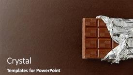  Presentation with chocolate milk - Slide set featuring sweets-confectionery-and-food-concept background and a tawny brown colored foreground