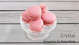  Presentation with sweets - Audience pleasing PPT theme consisting of sweets-pastry-and-food-concept backdrop and a light gray colored foreground