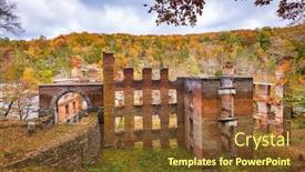  Presentation with atlanta - PPT theme enhanced with sweetwater-creek-state-park background and a tawny brown colored foreground