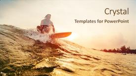 Presentation with rides - Beautiful slides featuring swelling body - young surfer rides the wave backdrop and a cream colored foreground