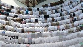  Presentation with kaaba mecca - Slide deck featuring swiden culture - kaaba the holy mosque background and a  colored foreground