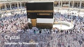  Presentation with kaaba mecca - Cool new PPT layouts with swiden culture - kaaba the holy mosque backdrop and a gray colored foreground