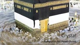  Presentation with kaaba mecca - Cool new PPT theme with swiden culture - kaaba the holy mosque backdrop and a  colored foreground