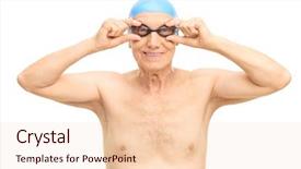  Presentation with senior study ukraine revolution - Presentation theme consisting of swim cap and black swimming background and a lemonade colored foreground