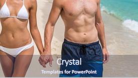  Presentation with healthy people - Amazing presentation having active weight loss - body care sexy people backdrop and a coral colored foreground