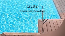  Presentation with swimming pool - Cool new presentation with swimming pool and wooden floor backdrop and a arctic colored foreground