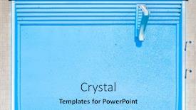  Presentation with water sports - Theme enhanced with swimming-pool-from-above-top background and a light gray colored foreground