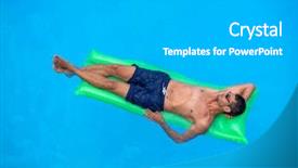  Presentation with free beugron air traffic control to - Presentation theme enhanced with swimming pool vacation and free background and a  colored foreground