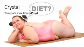  Presentation with healthy people - Cool new slides with swimmsuit tanning on the beach backdrop and a white colored foreground