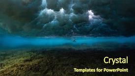  Presentation with impact - Presentation design featuring the wave s impact background and a wine colored foreground