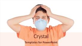  Presentation with allergy - Audience pleasing slide deck consisting of swine flu - boy of about twelve backdrop and a coral colored foreground