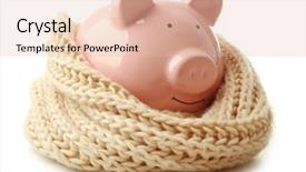  Presentation with swine flu - Amazing theme having swine flu - piggy bank wearing scarf isolated backdrop and a lemonade colored foreground