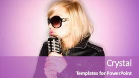  Presentation with rockstar - Audience pleasing PPT layouts consisting of fossils mineral background covered with brown clay backdrop and a coral colored foreground