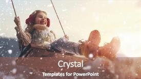  Presentation with swing - Colorful PPT layouts enhanced with swing in sunset winter backdrop and a violet colored foreground