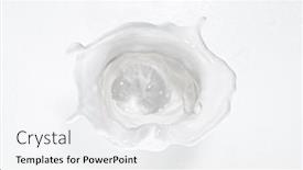  Presentation with milk splash - Cool new slides with swirling-milk-splash-isolated backdrop and a white colored foreground