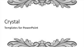  Presentation with plaster - Presentation theme featuring swirls corners - pattern of plaster frame isolated background and a white colored foreground