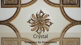  Presentation with swirls - Cool new presentation theme with op art rounded squares red and green backdrop and a tawny brown colored foreground