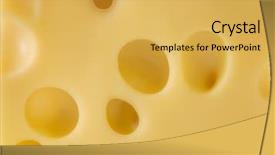  Presentation with cheese - Colorful theme enhanced with swiss cheese backdrop and a yellow colored foreground