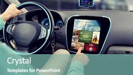  Presentation with transport transportation tourism road trip - Beautiful presentation featuring switch page - transport road trip car driving backdrop and a seafoam green colored foreground