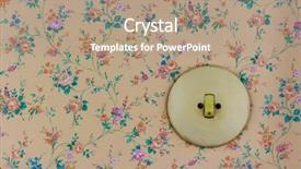  Presentation with switch off light - Audience pleasing presentation theme consisting of switch symbolic photo for renovation backdrop and a coral colored foreground