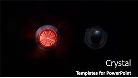  Presentation with red - Slide set having switched-on-red-indicator background and a black colored foreground