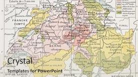  Presentation with paul - Slide set featuring librery - switzerland historical development old map background and a soft green colored foreground