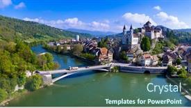  Presentation with switzerland - Presentation consisting of switzerland-travel-and-landmarks-aarburg background and a  colored foreground