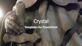  Presentation with paul - Presentation theme consisting of sword a symbol of saint background and a dark gray colored foreground